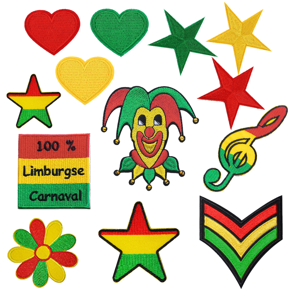 Furoshiki Wrap Cloth - Limburg Carnival Red Yellow Green Embleem