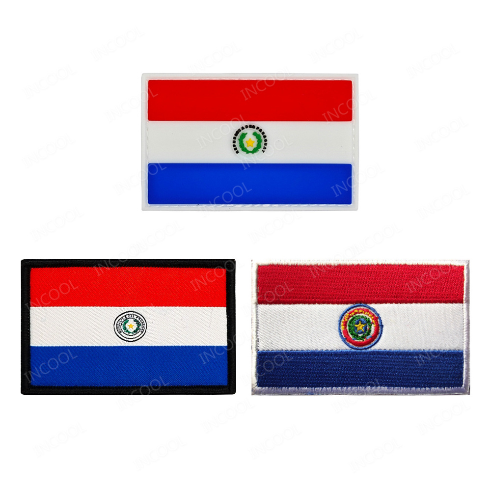 Paraguay Flag Embroidered Patc - Furoshiki Wrap Cloth のレビューと価格