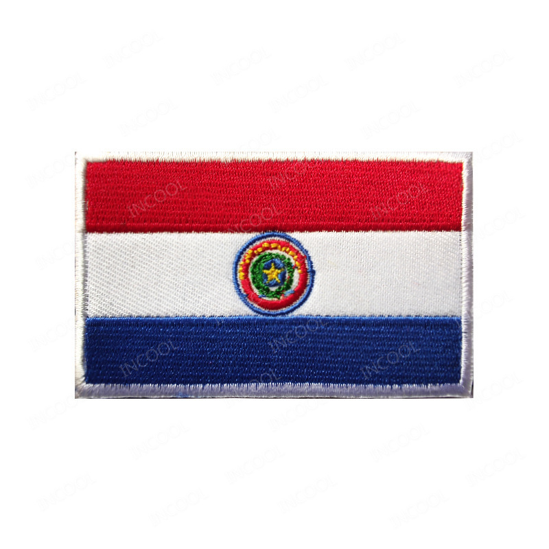 Paraguay Flag Embroidered Patc - Furoshiki Wrap Cloth のレビューと価格
