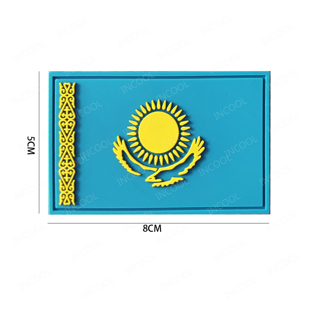 PVC Rubber Kazakhstan Flags Pa - Furoshiki Wrap Cloth のレビューと価格