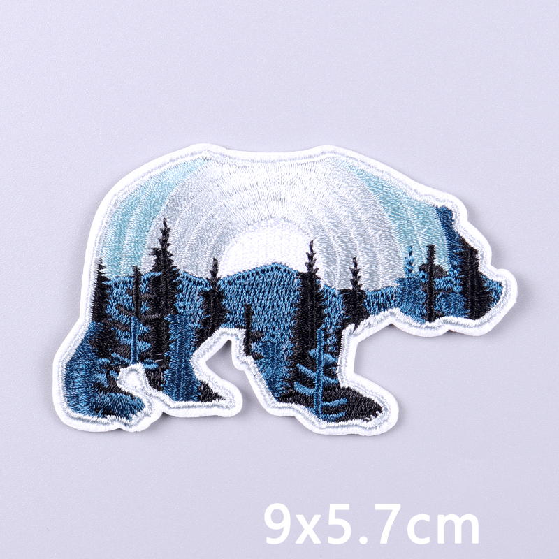 Animal Mountains Applique Embr - Furoshiki Wrap Cloth のレビューと価格