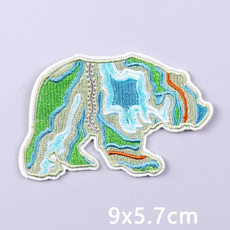 Animal Mountains Applique Embr - Furoshiki Wrap Cloth のレビューと価格