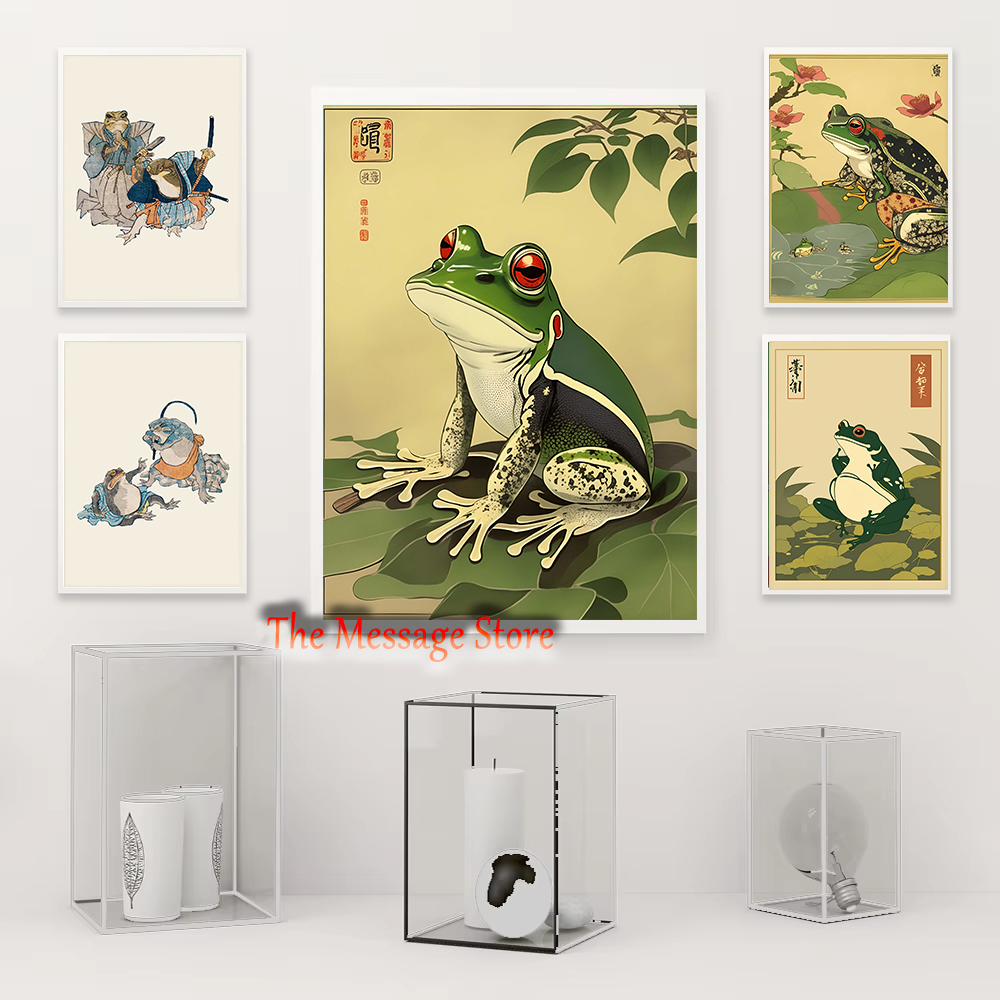 Japanese Frog Art Vintage Frog - Japanese Lifestyle Home のレビューと価格
