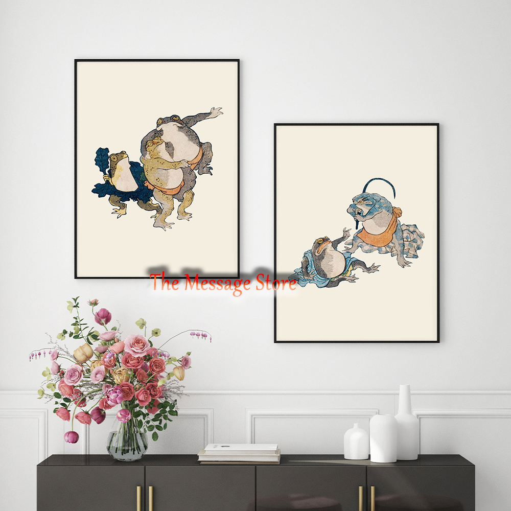 Japanese Frog Art Vintage Frog - Japanese Lifestyle Home のレビューと価格
