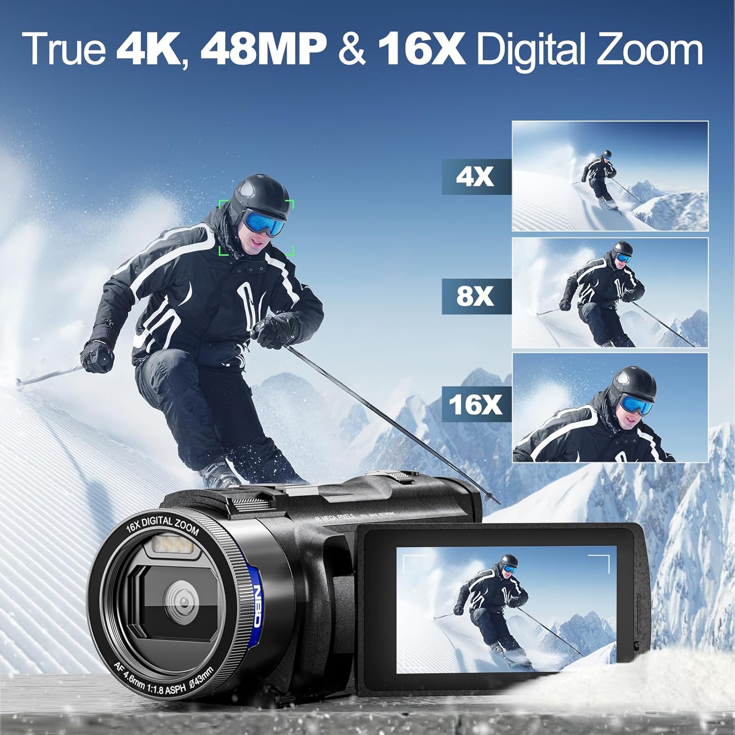 NBD 4K HD&48MP Camcorder Video - Japanese Lifestyle Home のレビューと価格