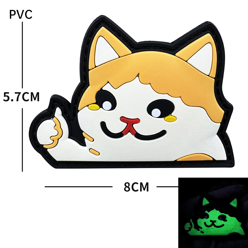 Cartoon Cat embroidery patch m - Furoshiki Wrap Cloth のレビューと価格