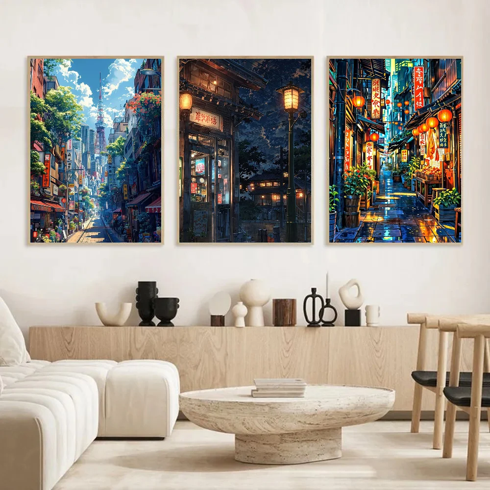 Manga Style Japanese Street La - Japanese Lifestyle Gifts のレビューと価格