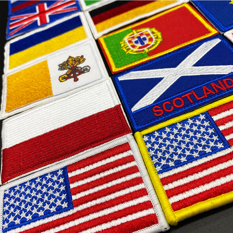 Country Flag Embroidered hook  - Furoshiki Wrap Cloth のレビューと価格