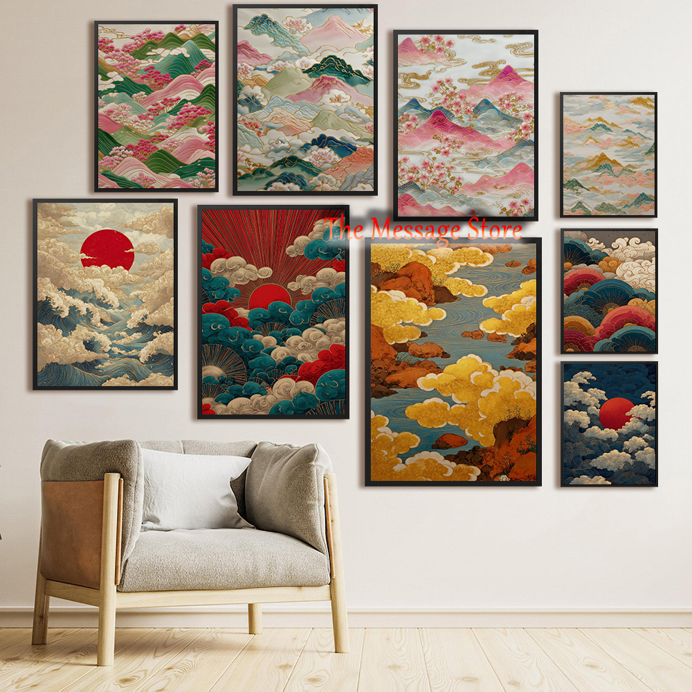 Japanese Landscape Abstract Go - Japanese Lifestyle Home のレビューと価格