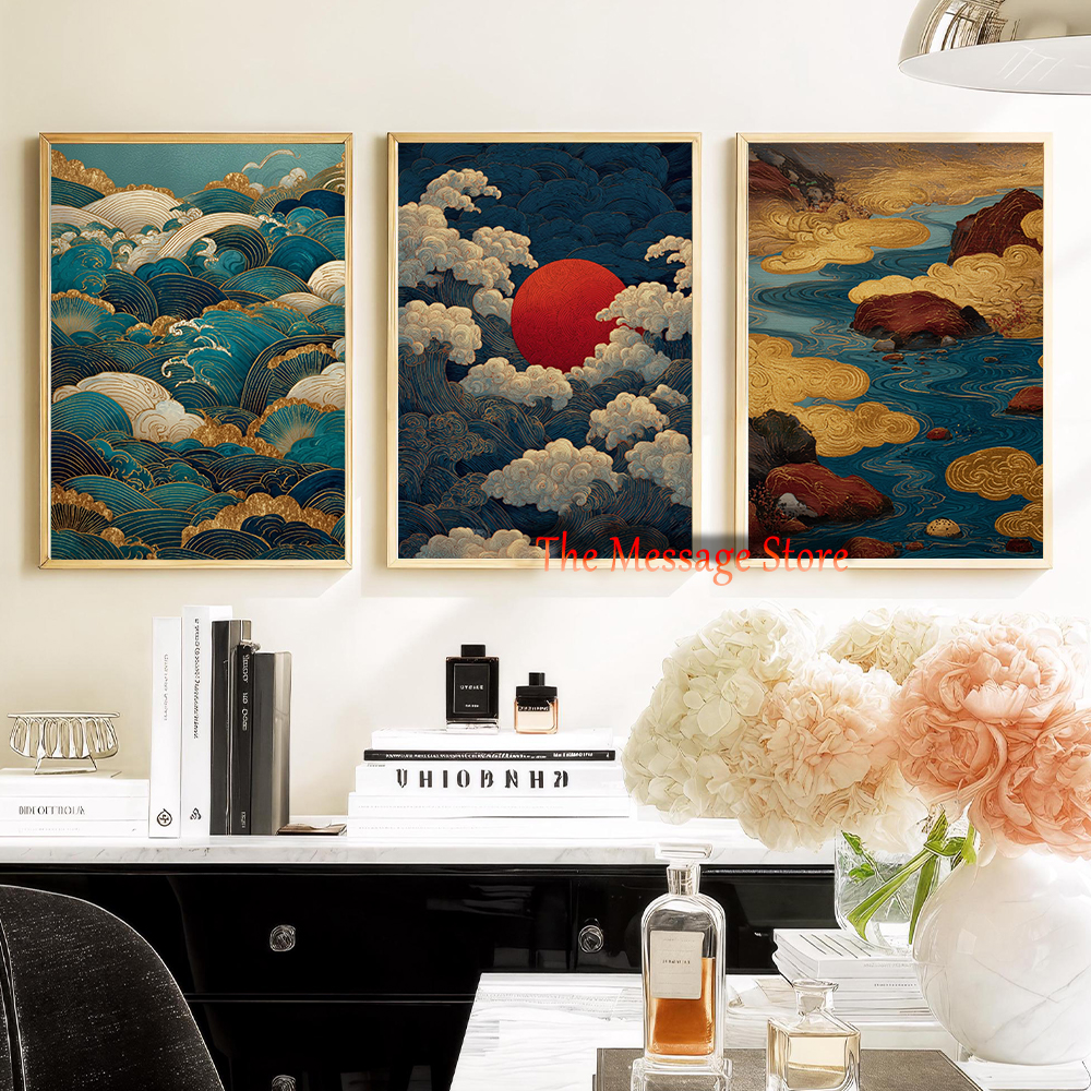 Japanese Landscape Abstract Go - Japanese Lifestyle Home のレビューと価格