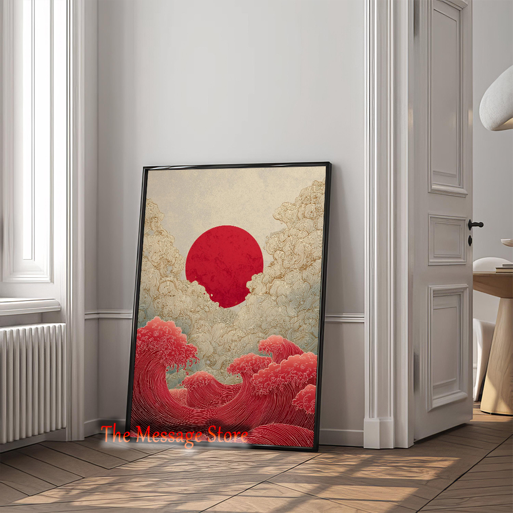 Japanese Landscape Abstract Go - Japanese Lifestyle Home のレビューと価格