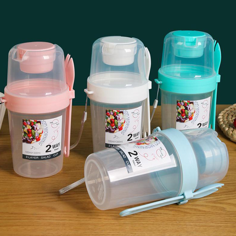 Breakfast Fruit Oat Yogurt Sal - Bento Box Two Tier のレビューと価格